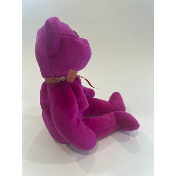 TY Beanie Baby Millennium Millenium Bear 1999 Retired With Tag Errors - Picture 2 of 12